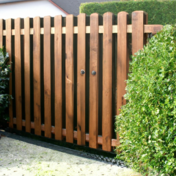 Portillon en Bois Rustique pour un Accueil Chaleureux Malakoff